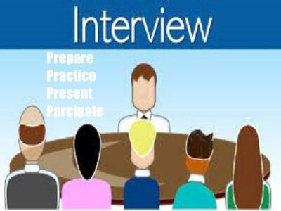 How to be successful in Interviews using the 4Ps, (Prepare , Practice, Present and Participate)